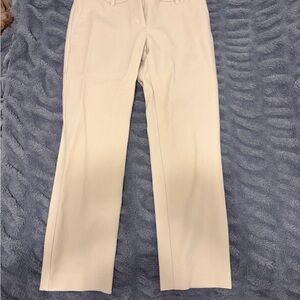 Ann Taylor Women's Cream Ankle Pants